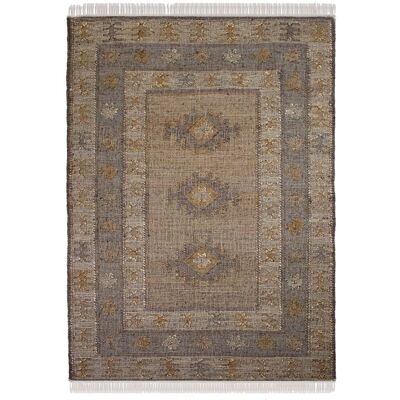 Flair Rugs Tapis en jute et laine 200x290cm - Publicité Flair Rugs Tapis en jute et laine 200x290cm - Publicité