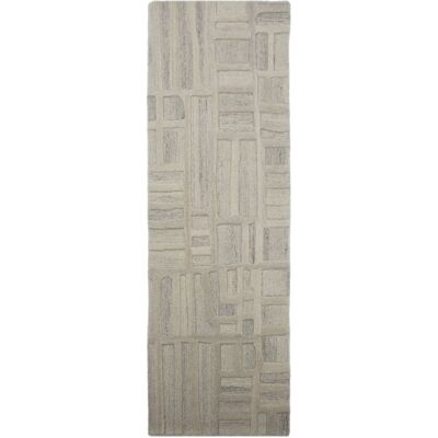 Flair Rugs Tapis de couloir en laine beige 80x300cm - Publicité Flair Rugs Tapis de couloir en laine beige 80x300cm - Publicité