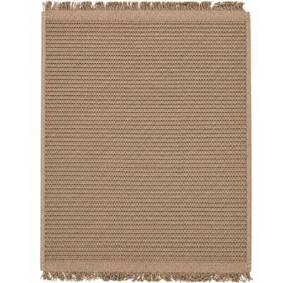 The Deco Factory Tapis jute artisanal à franges beige naturel 160x230 - Publicité The Deco Factory Tapis jute artisanal à franges beige naturel 160x230 - Publicité
