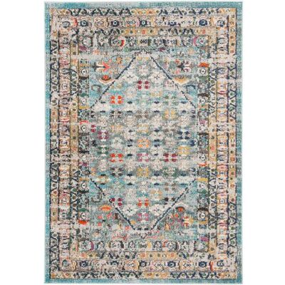 Safavieh Tapis bleu 122 x 170 cm - Publicité Safavieh Tapis bleu 122 x 170 cm - Publicité