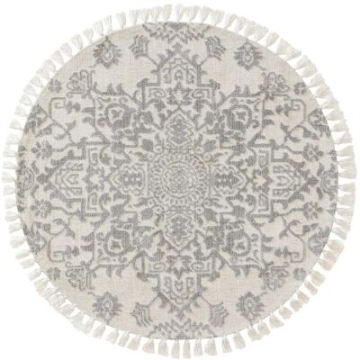 Benuta Tapis rond gris d 150 - Publicité Benuta Tapis rond gris d 150 - Publicité