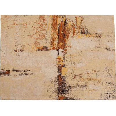 Kare Design Tapis en coton et polyester beige, doré et marron 240x170 - Publicité Kare Design Tapis en coton et polyester beige, doré et marron 240x170 - Publicité