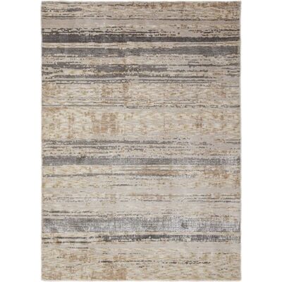 Flair Rugs Tapis en polyester facile d'entretien tons beige 120x160cm - Publicité Flair Rugs Tapis en polyester facile d'entretien tons beige 120x160cm - Publicité