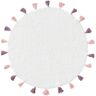 Benuta Tapis lavables pour enfants rose D 120 rond