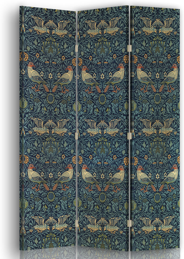 Legendarte Paravent - Cloison Bird - William Morris 110x150cm (3 volets)