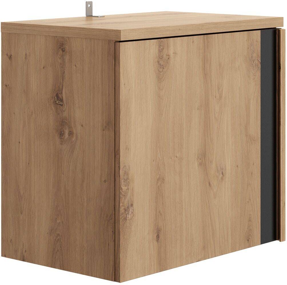 CAMIF Module haut 1 porte effet bois clair