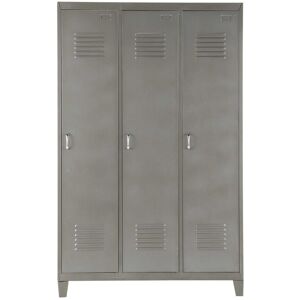 Maisons du Monde Armoire vestiaire en metal gris