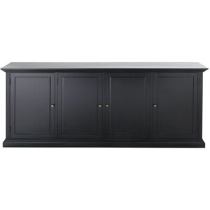 Maisons du Monde Buffet 4 portes noir