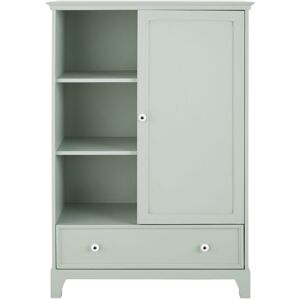 Maisons du Monde Cabinet de rangement enfant 1 porte 1 tiroir vert de gris