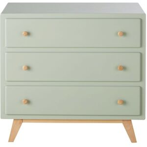 Maisons du Monde Commode compatible plan a langer 3 tiroirs verte