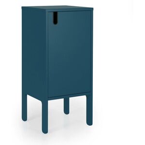 Tenzo Petit meuble de rangement en bois H89cm bleu canard