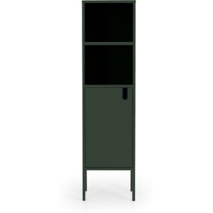 Tenzo Colonne de rangement en bois 1 porte 2 niches H152cm vert kaki