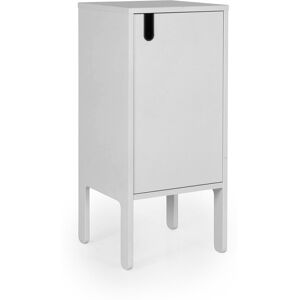 Tenzo Petit meuble de rangement en bois H89cm blanc