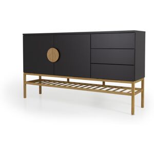 Meubles & Design Buffet bas design en bois noir