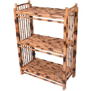 HYDILE Etagere en bambou 3 plateaux 100x7