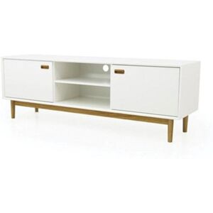 Meubles & Design Meuble TV moderne 170cm placards et niches blanc