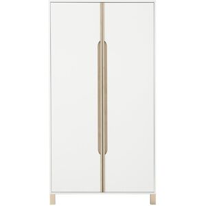 Calicosy Armoire 2 portes Enfant - Blanc 101 x H194 cm