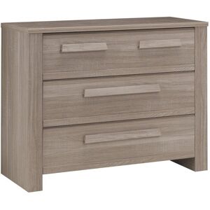 Calicosy Commode 3 tiroirs effet chene L107cm