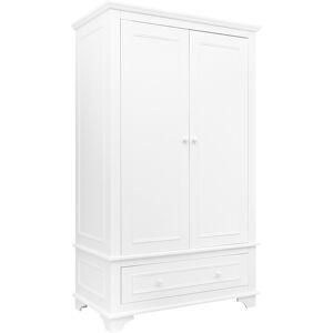 Bopita Armoire 2-portes XL avec tiroir en MDF blanc