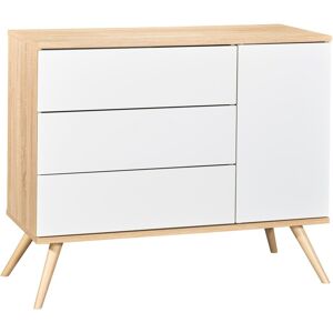 Sauthon Commode 1 porte 3 tiroirs en bois