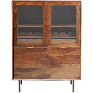 Kare Design Vitrine 4 portes en Sheesham massif