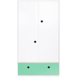 Wookids Armoire 2 portes facade tiroir vert ocean