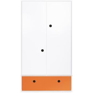 Wookids Armoire 2 portes facade tiroir orange