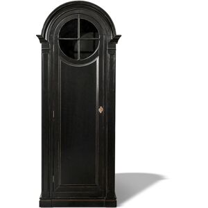 Robin des Bois Armoire bonnetiere 1 porte patine antiquaire noire