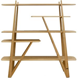 Robin des Bois Etagere contemporaine en chene massif beige