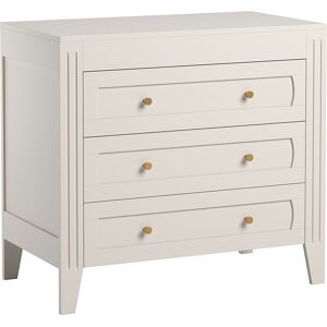 Vox Commode 3 tiroirs blanc