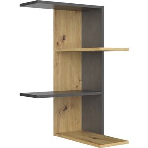 Calicosy Etagere Murale d'Angle 4 Plateaux H77 cm