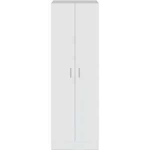 Usinestreet Armoire blanche 2 portes L58,5cm x H180cm