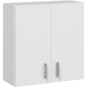 Dmora Armoire effet bois blanc