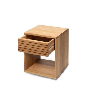 WOODEK Table de chevet en chene massif huile