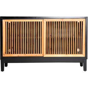 Lastdeco Buffet en Bois de Sapin Noir, 121x36x76 cm