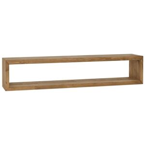 Decowood Meuble TV en bois de sapin vieilli 160x30cm