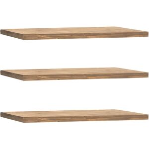 Decowood Ensemble 3 etageres flottantes en bois de sapin vieilli 100cm