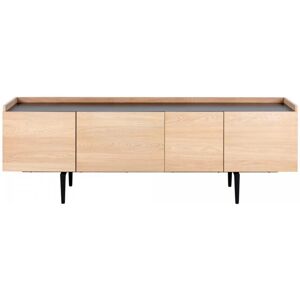 Meubles & Design Buffet en bois clair 200cm 4 portes