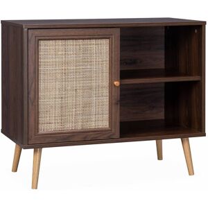 sweeek Meuble de rangement couleur bois fonce