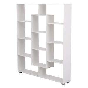 Happy Garden Bibliotheque 11 etageres multiformes blanche