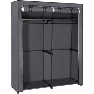 Calicosy Etagere pliable noire pour dressing avec housse de protection