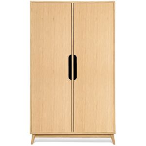 Kulile Petite penderie couleur chene naturel, 2 portes - 1418640