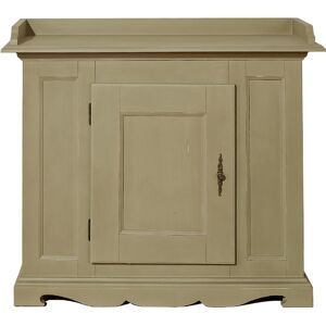 Robin des Bois Buffet patine 1 porte 110 cm gris clair