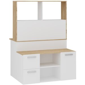 Calicosy Meuble multifonctions TV et bureau - L110,5 cm