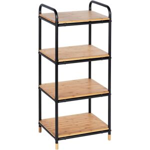 Wenko Etagere industrielle 4 niveaux noir