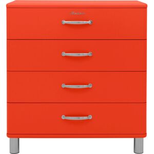 Meubles & Design Commode style retro 4 tiroirs 86cm orange