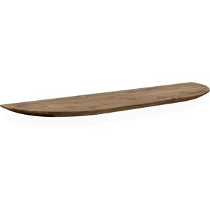 Decowood Étagere arrondie en bois de sapin flottant vieilli 100x3,2cm