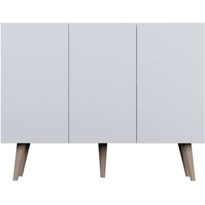 Petits meubles Commode 3 portes blanc