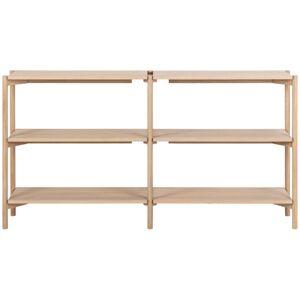 Meubles & Design Etagere basse moderne en bois de chene beige