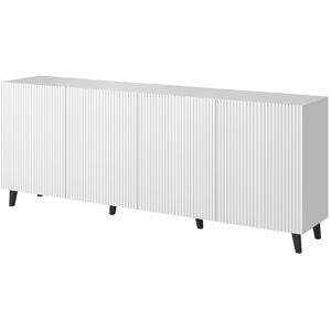 Best Mobilier Buffet bas contemporain 200 cm blanc